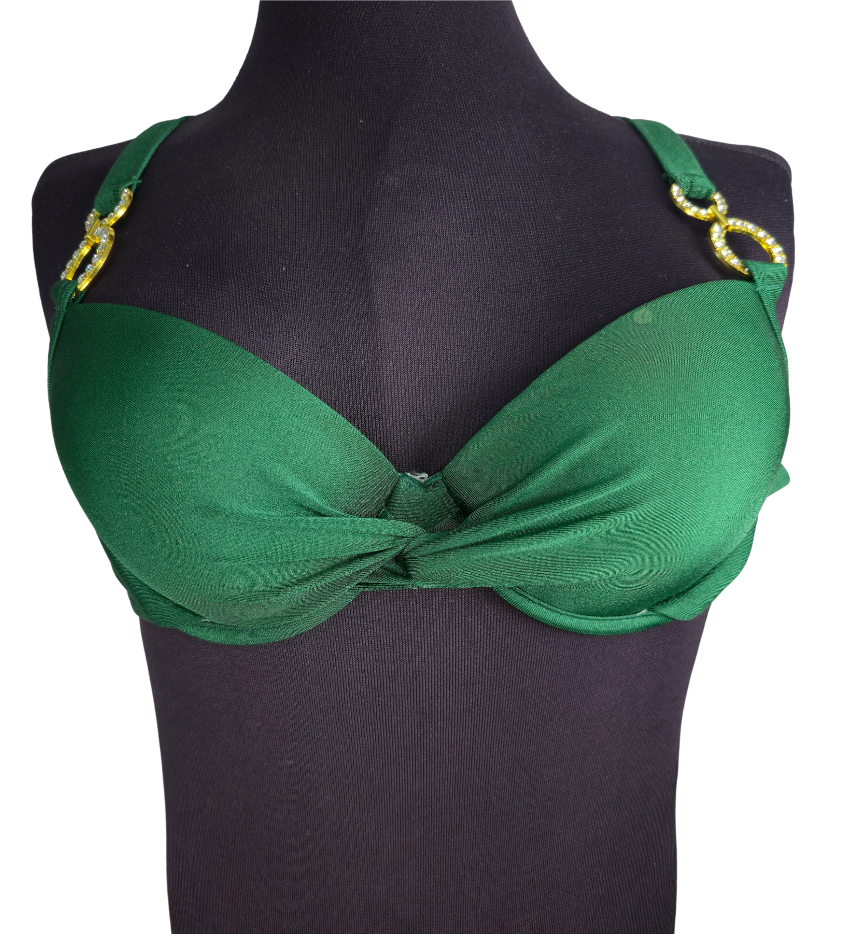 Emerald Twist Chain Bikini Set
