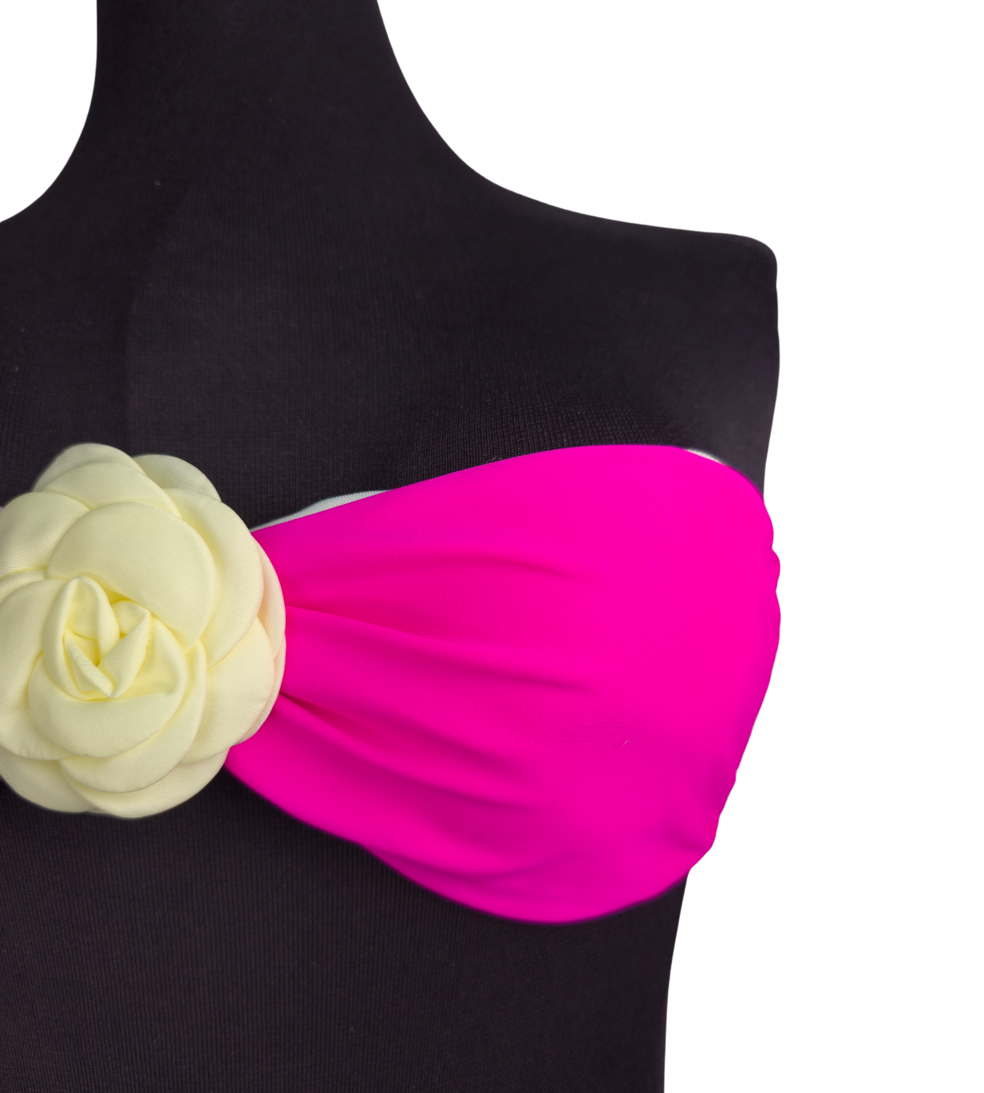 Hot Pink Floral Bikini Set