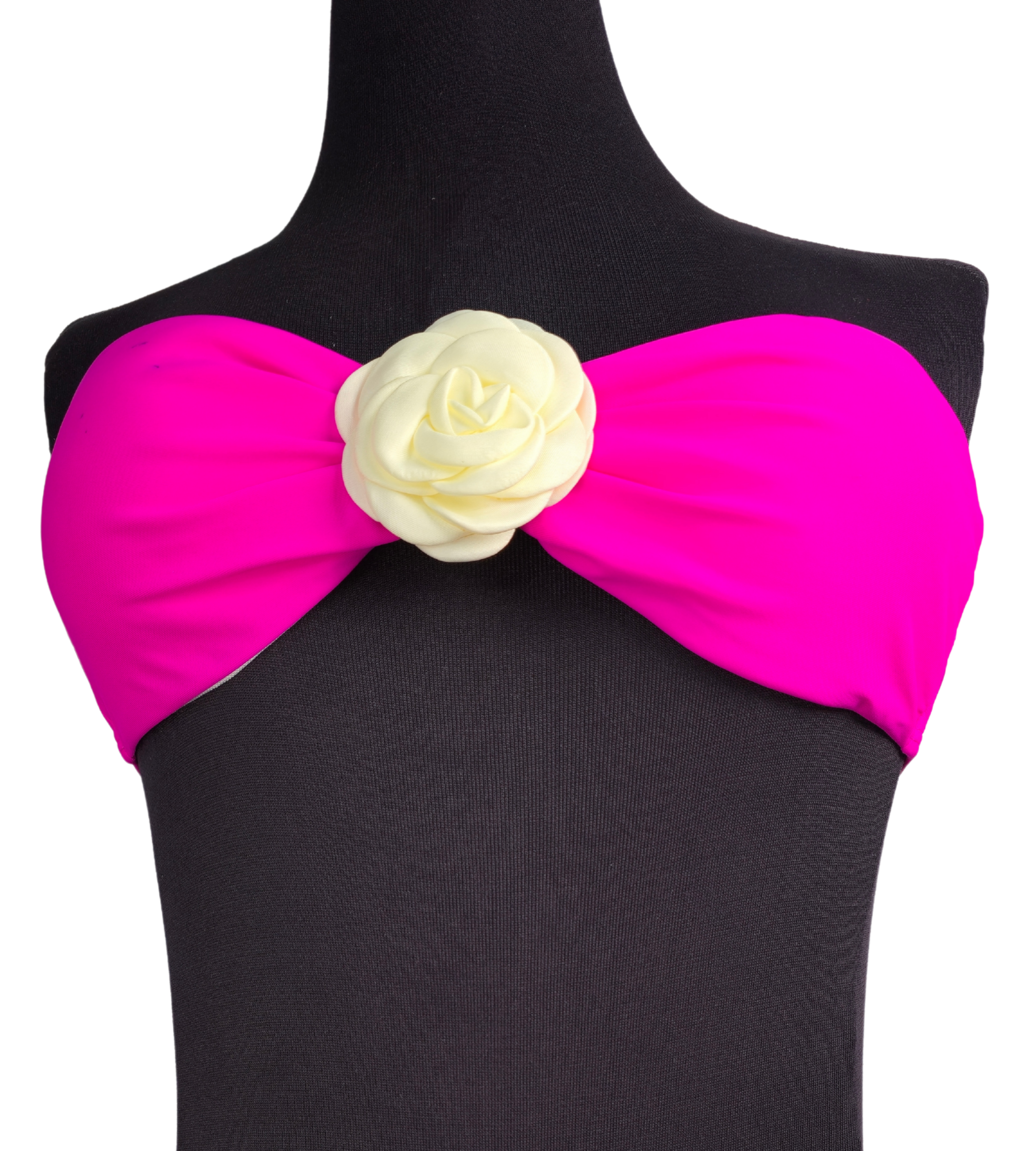 Hot Pink Floral Bikini Set