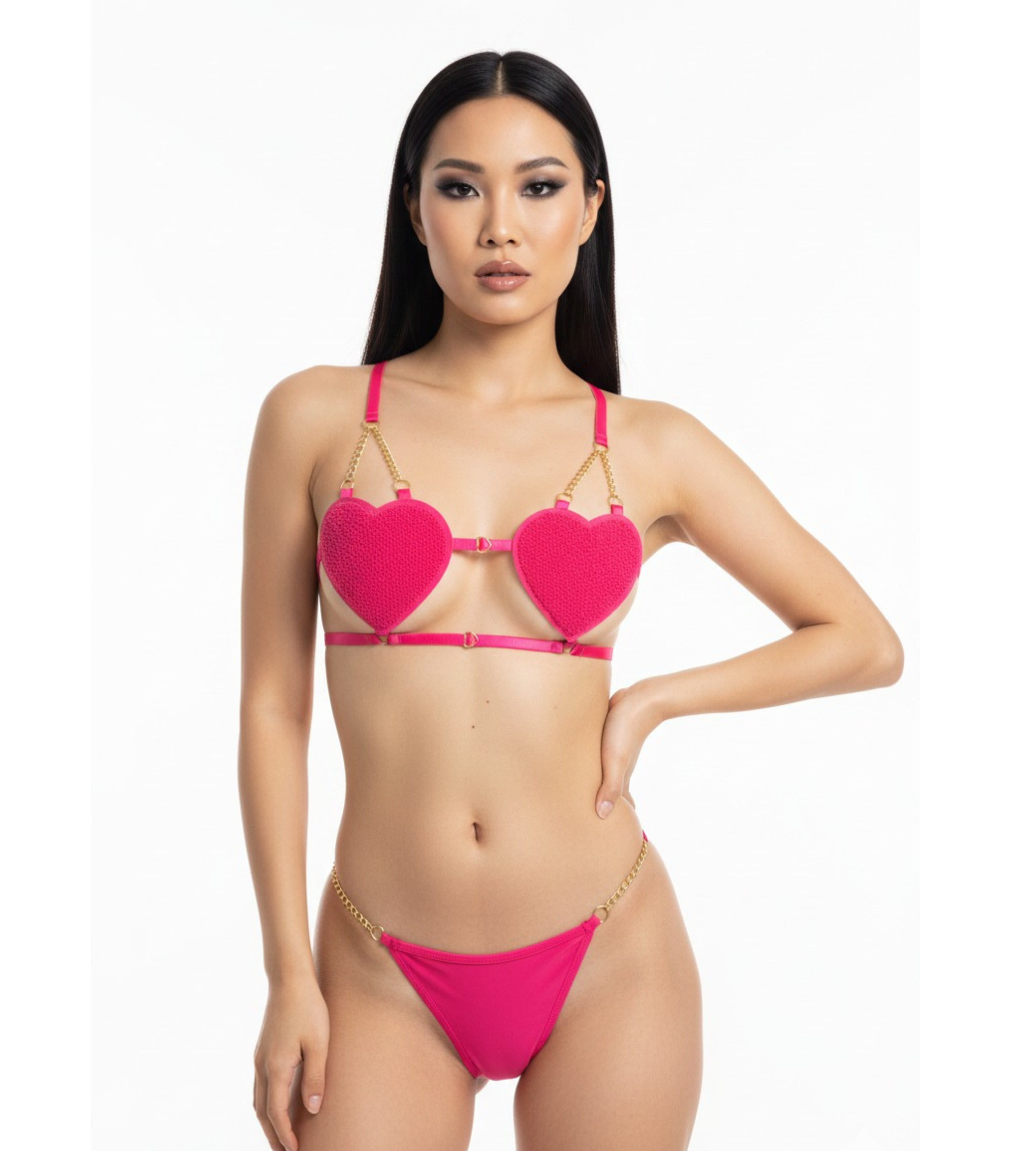 Heart Desire Chain Lingerie Set
