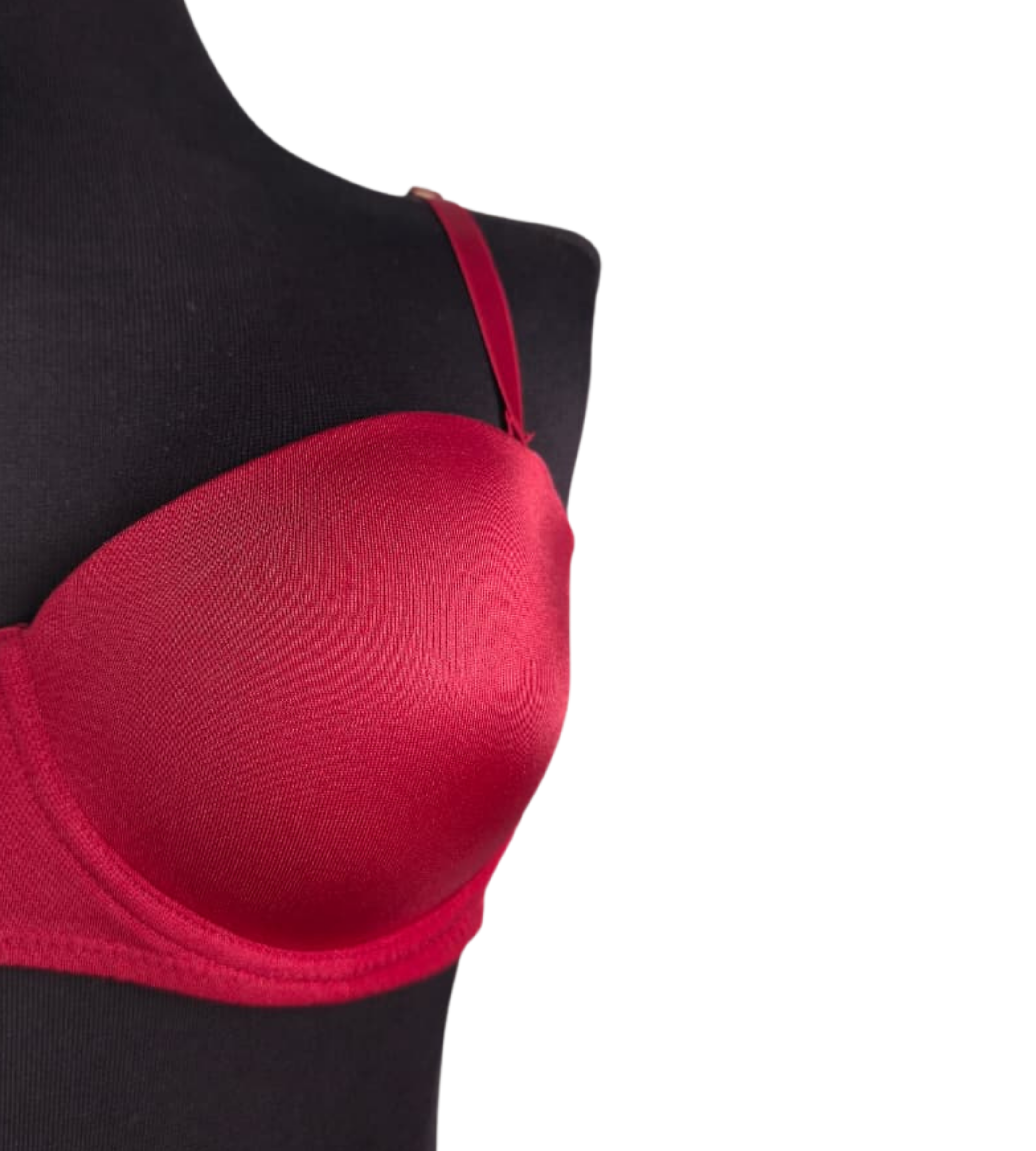 Red Smooth Padded Bra