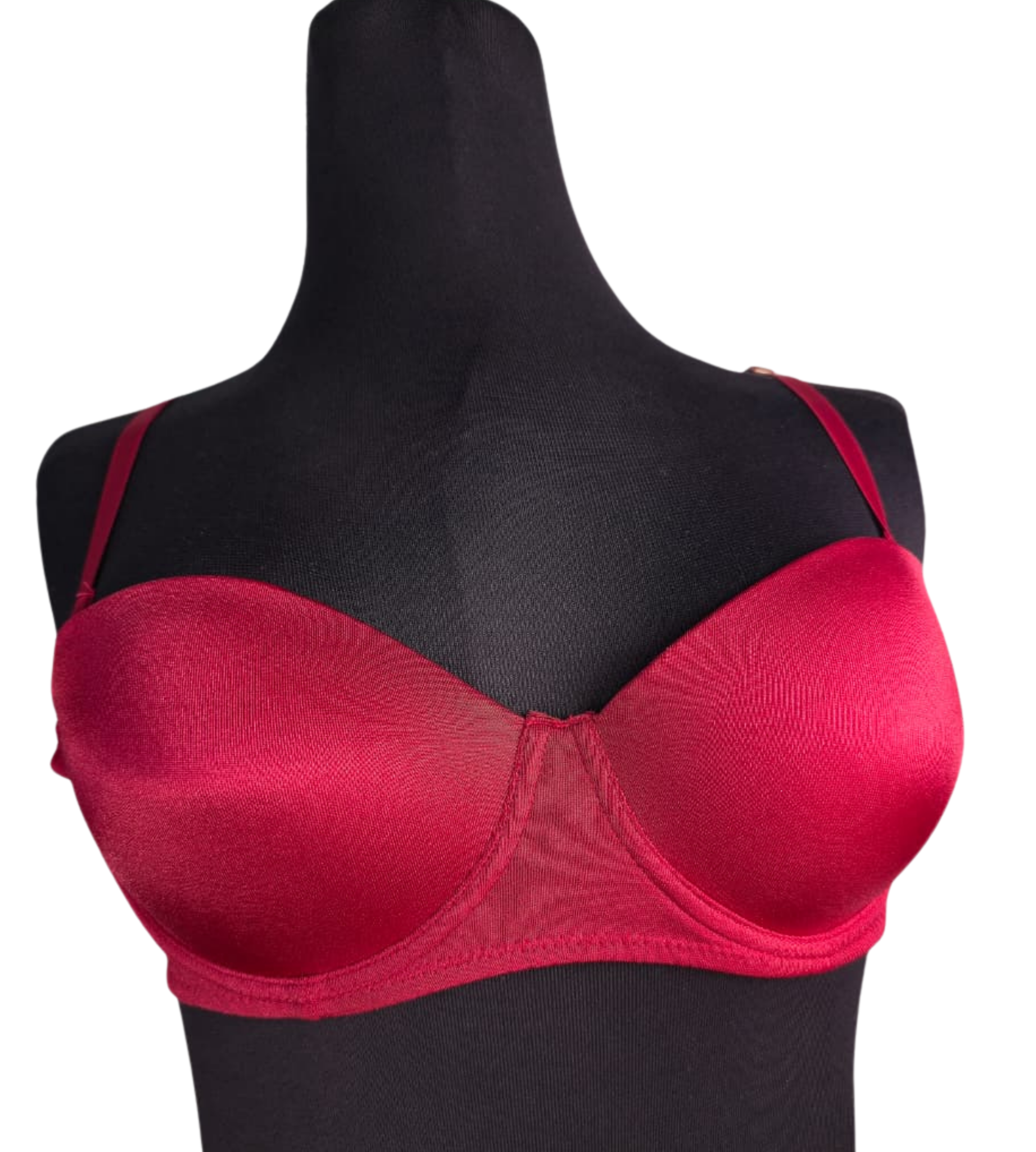 Red Smooth Padded Bra
