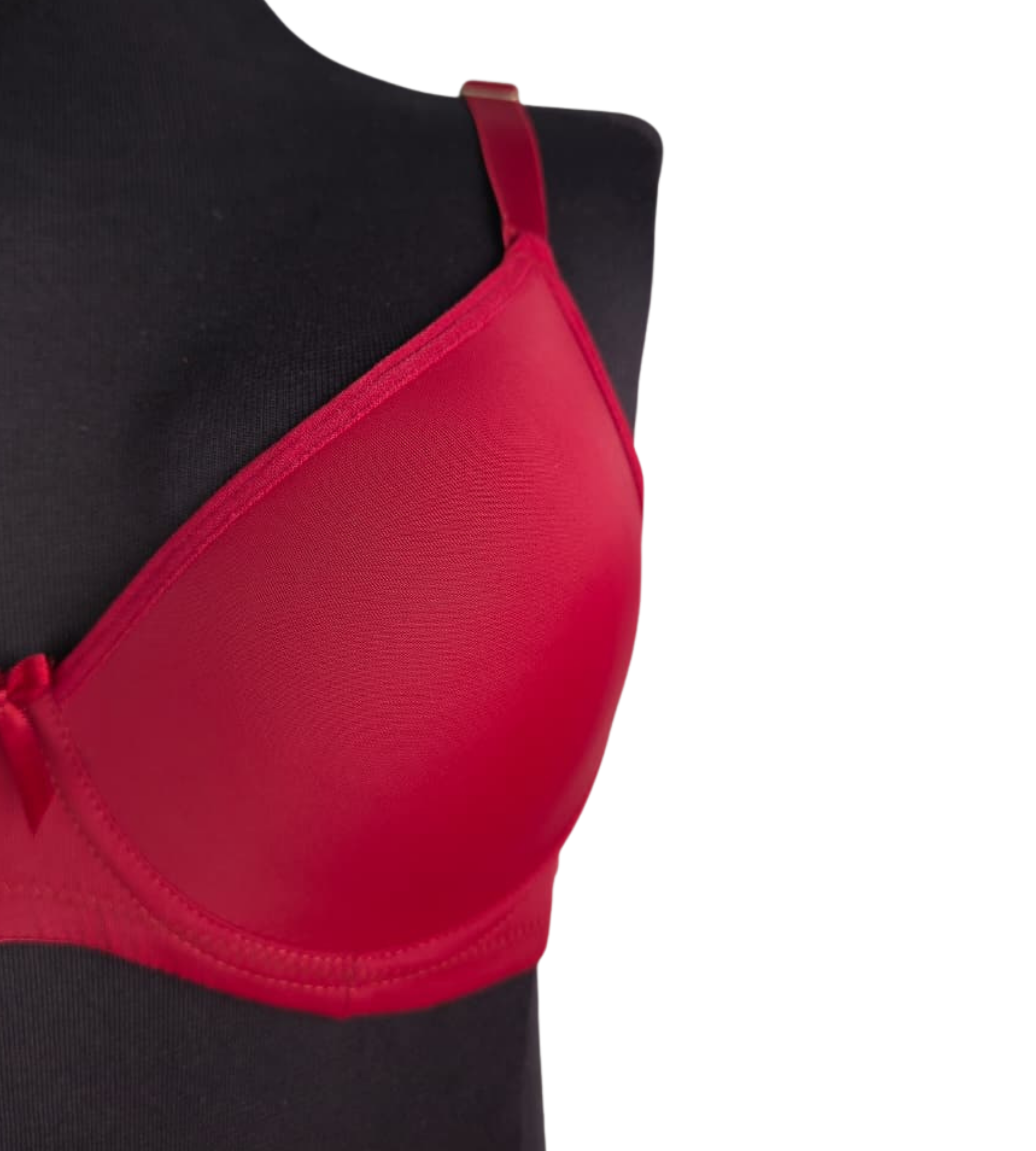 Red Elegant Bow Knot PushUp Bra