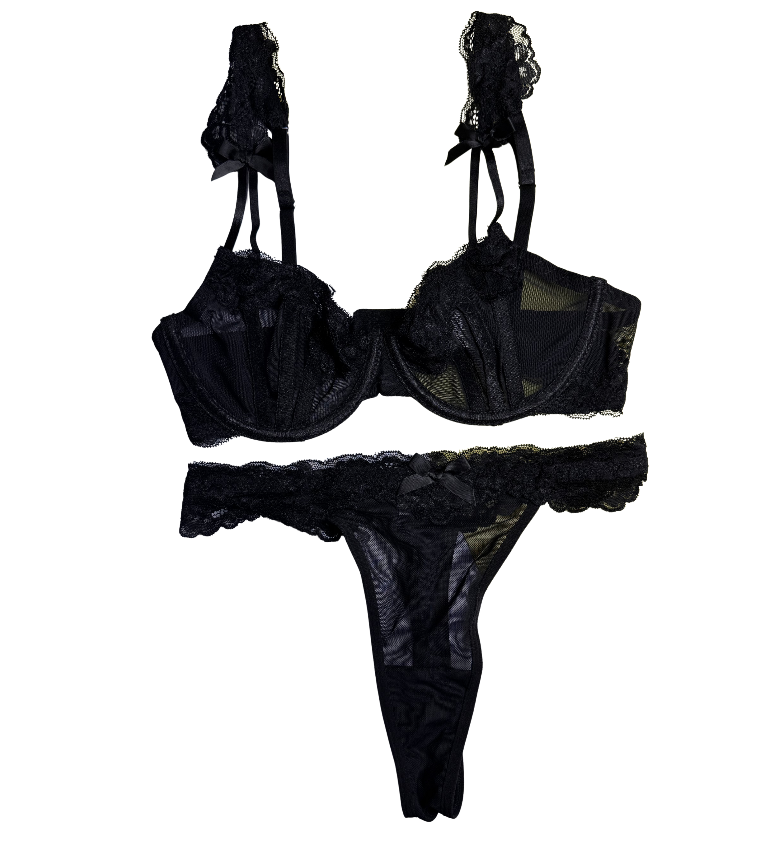Black Net Lingerie