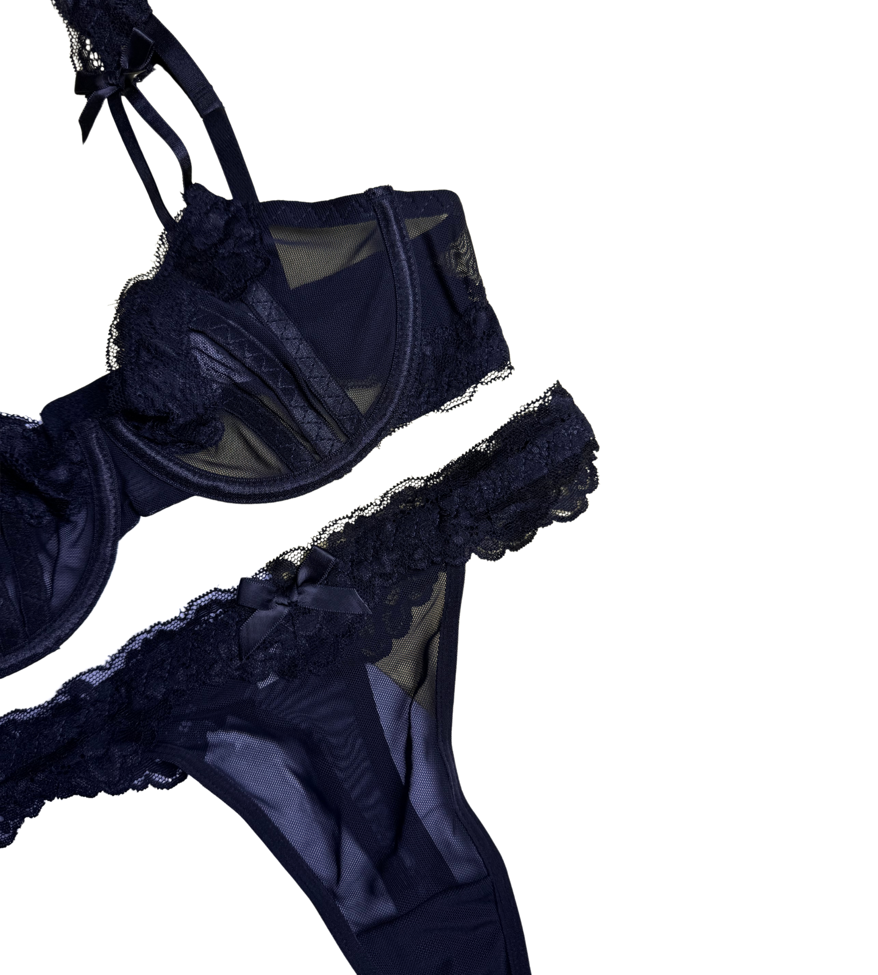 Black Net Lingerie