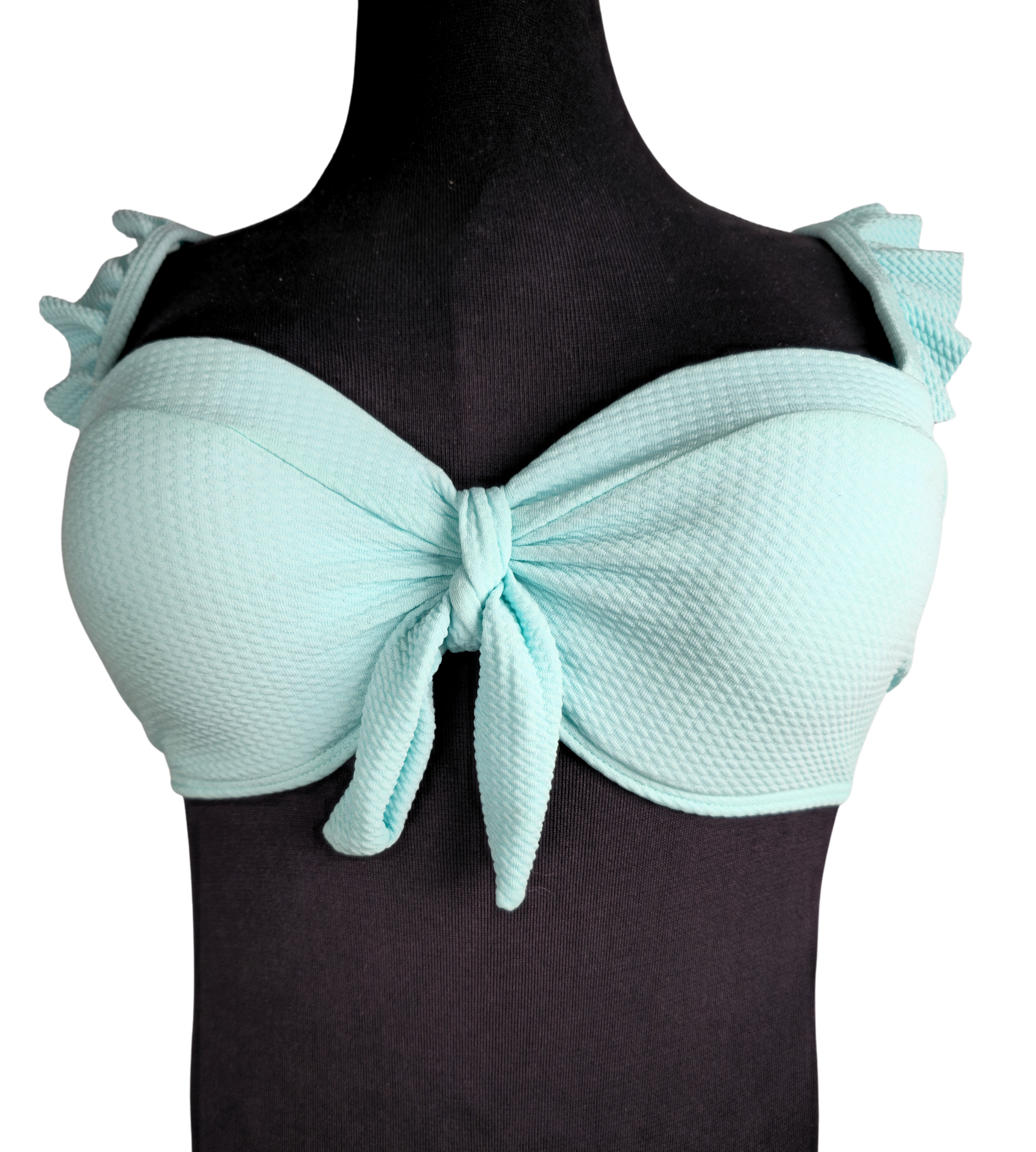 Mint Ruffle Bikini Set
