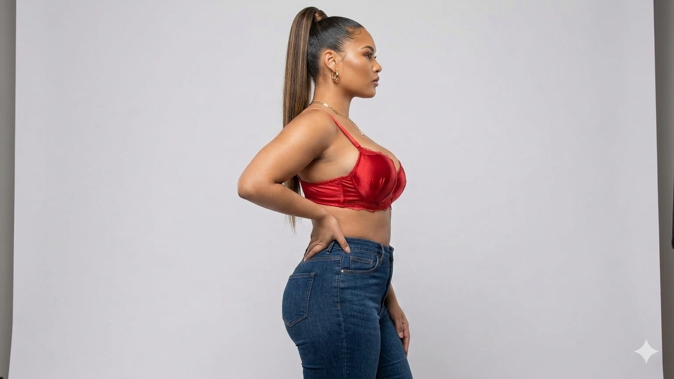 Satin padded bra