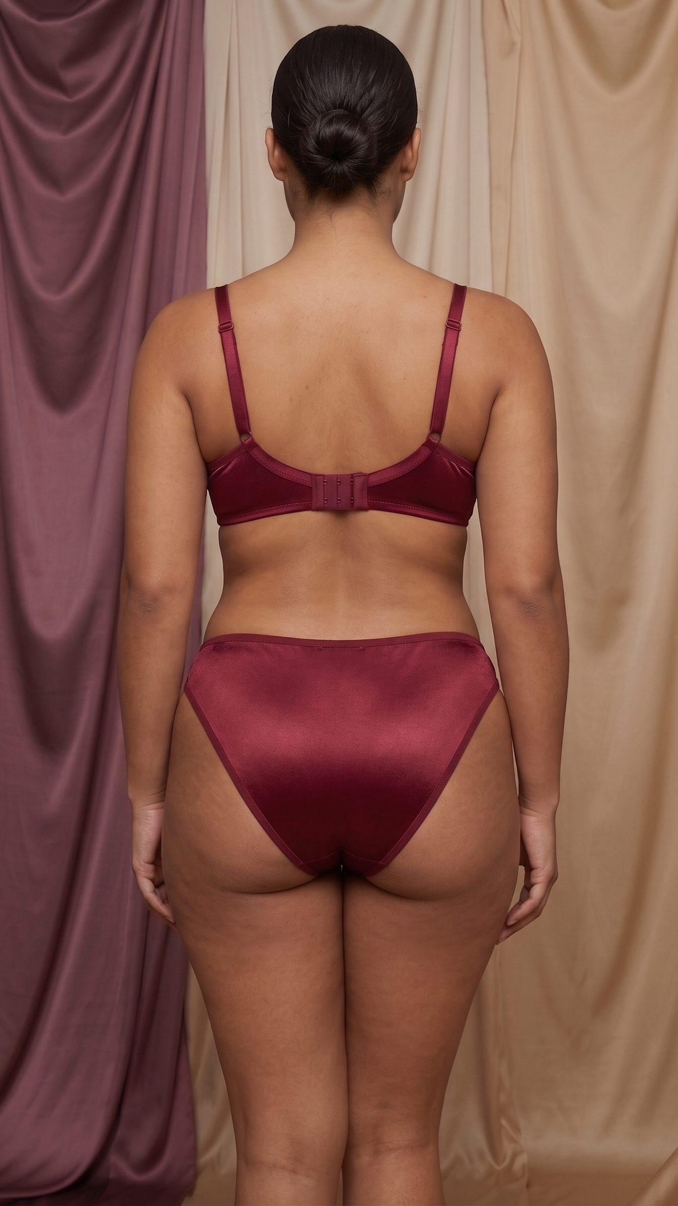 Wine Red Lingerie Set