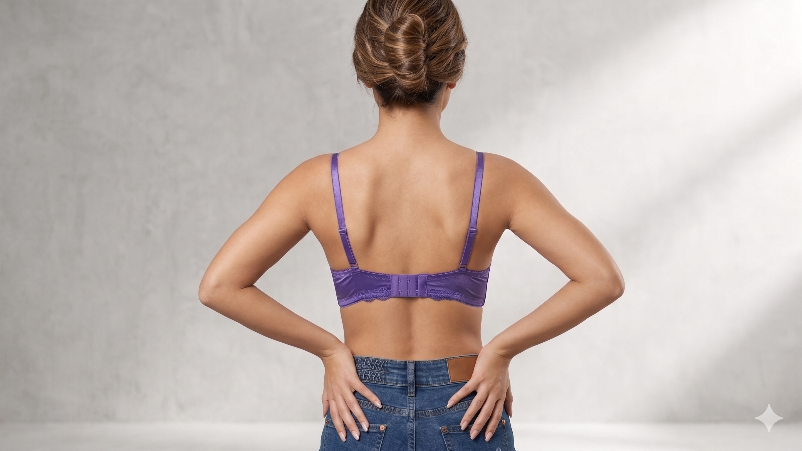 Satin padded bra